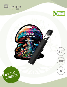 Kit complet Vape Muscimole 30Mg (Batterie & Cartouche )