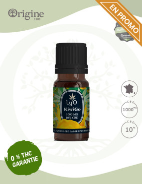 E-Liquide KiwiGo 1000mg 10 % CBD Ly'O