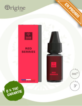 E-liquide Red Berries 300mg 3 % CBD