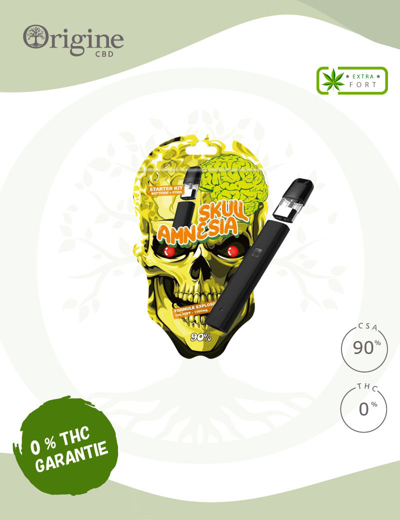 Kit complet Vape Skull Amnesia CSA 90