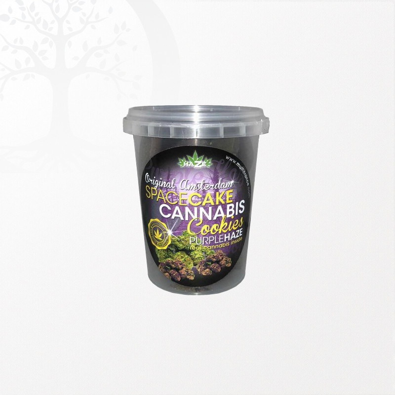 Biscuits Space Cake à base de chanvre saveur Purple Haze