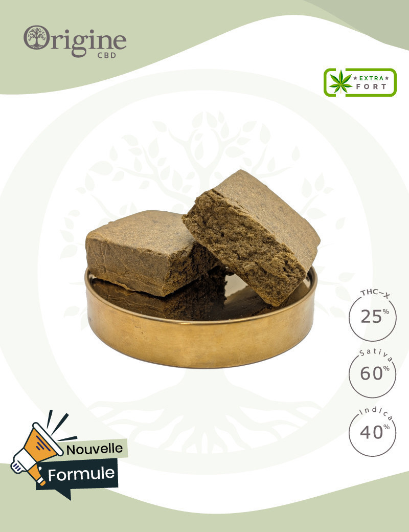 Résine Kief 25 % THC-X