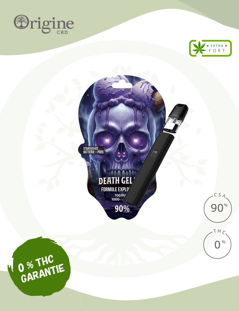 Kit complet Vape Death Gelato CSA 90 %
