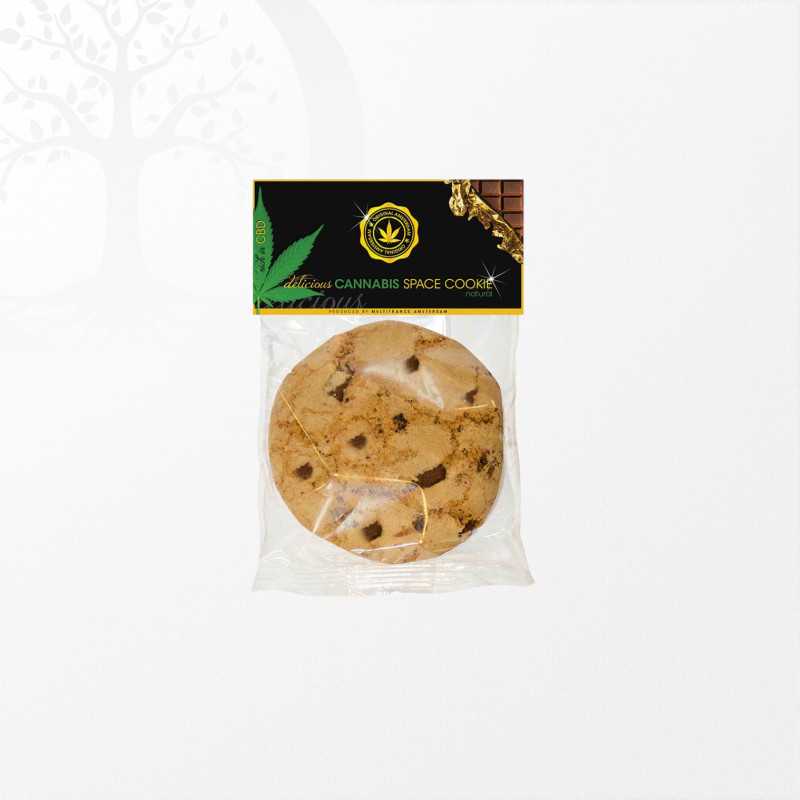 Cookie Space Cake saveur chocolat vanille CBD 2 %
