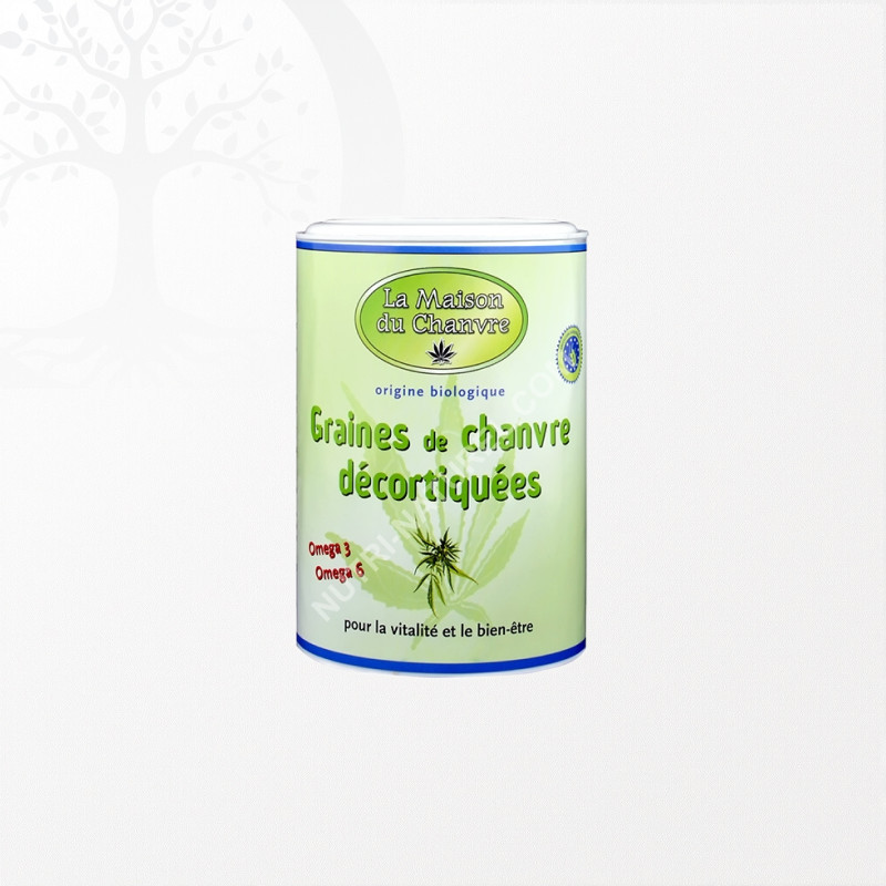Graines de chanvre décortiquées 150 g Bio