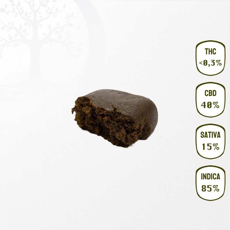 Résine 40 % CBD Black Mamba