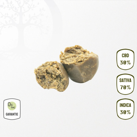 Résine 30 % CBD Super Lemon Haze (Sans THC)