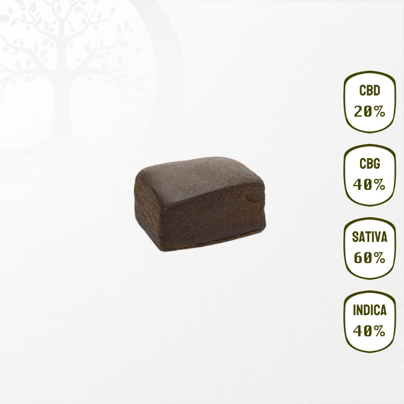 Résine 20 % CBD & 40 CBG Le Crema