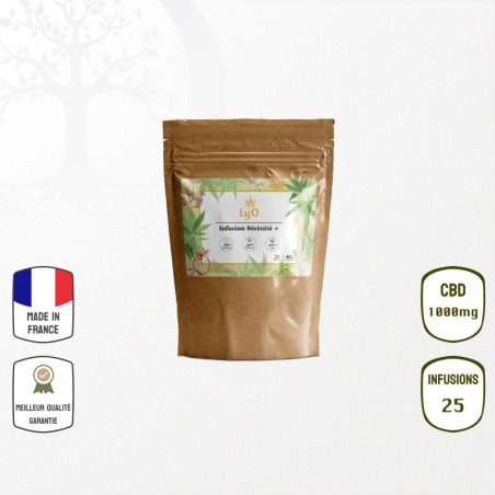 Infusion Sérénité + 1000 MG CBD Ly'O