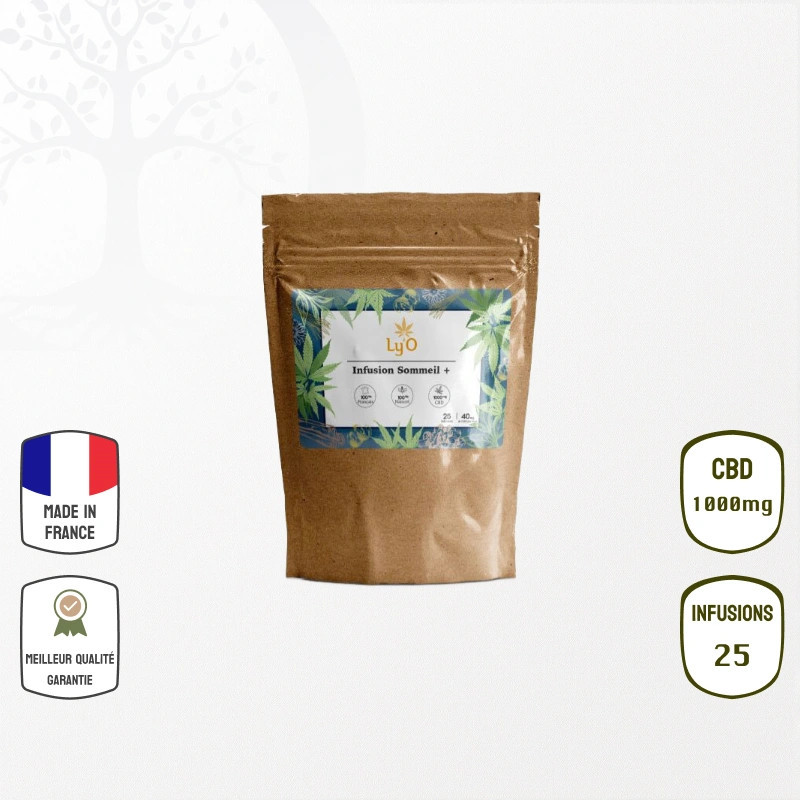 Infusion Sommeil + 1000 MG CBD Ly'O