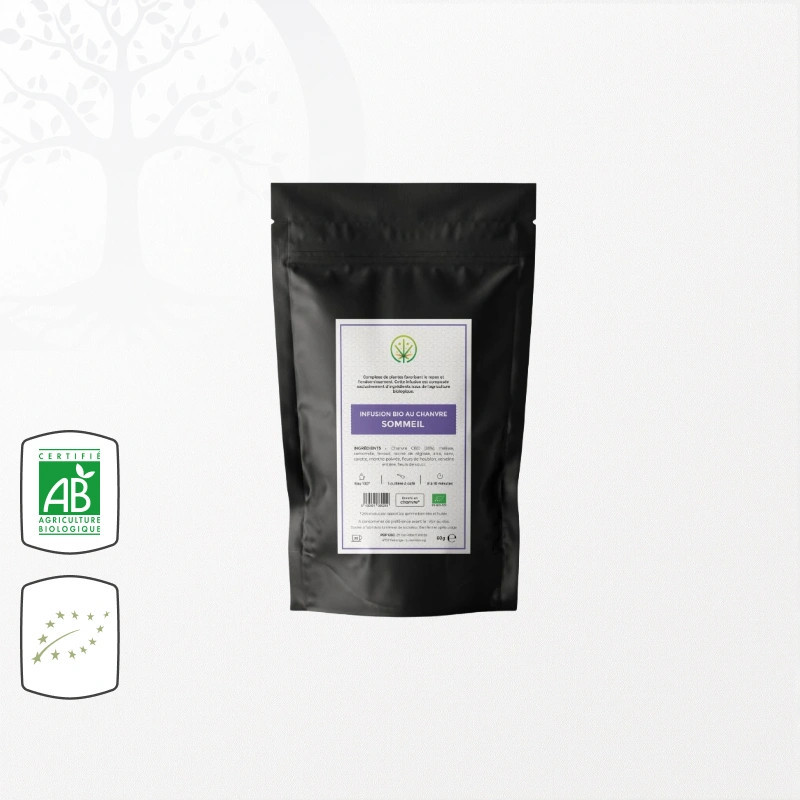 Infusion à base de chanvre sommeil bio 60g