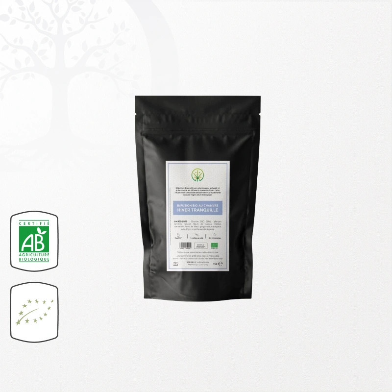 Infusion à base de chanvre Hiver tranquille bio 60g