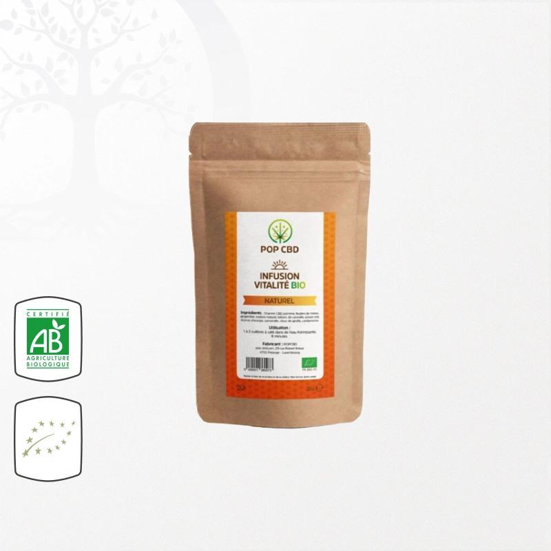 Infusion à base de chanvre Vitalité