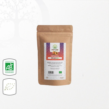 Infusion à base de chanvre saveur Pêche