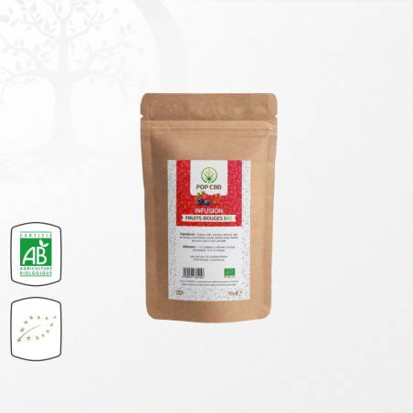Infusion à base de chanvre saveur Fruits rouges