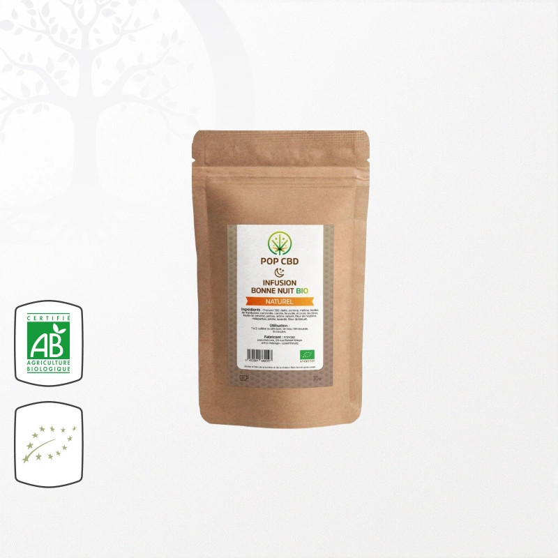Infusion à base de chanvre Bonne Nuit
