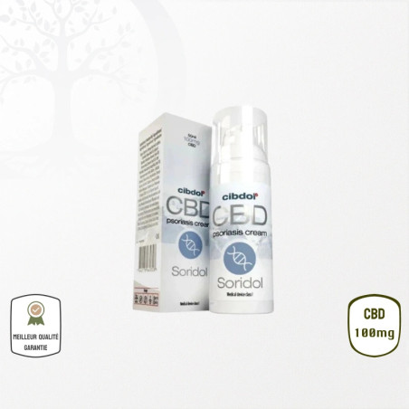 Cibdol Soridol Psoriasis & Démangeaisons - 100 mg CBD