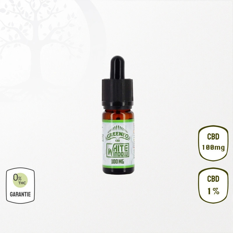 E-Liquide White Window 100mg 1 % CBD (Sans THC)