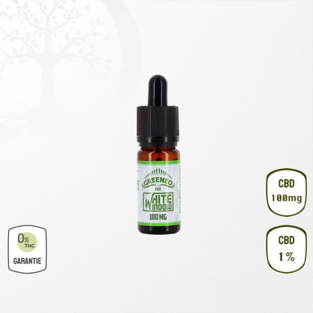 E-Liquide White Window 100mg 1 % CBD (Sans THC)