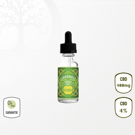 E-liquide Pineapple Express 400mg 4 % CBD (Sans THC)