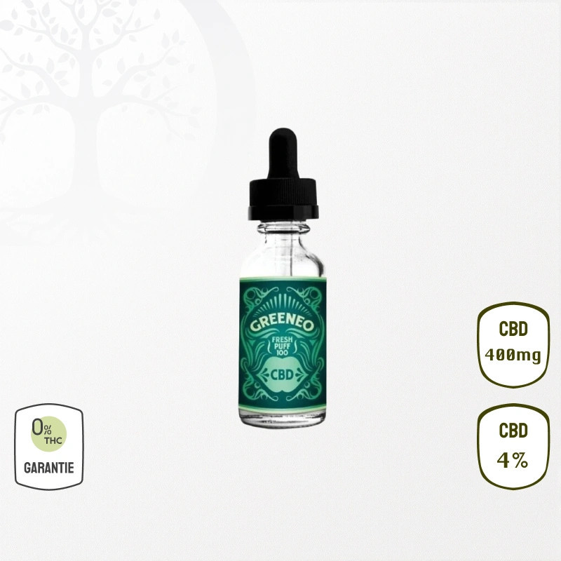E-liquide Fresh Puff 400mg 4 % CBD (Sans THC)