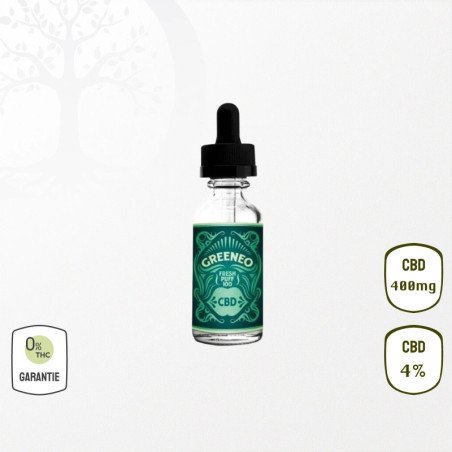 E-liquide Fresh Puff 400mg 4 % CBD (Sans THC)