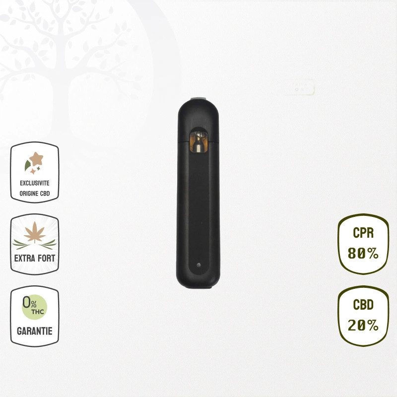Cigarette électronique CPR Rechargeable 80% CPR & 20% CBD (Sans THC)