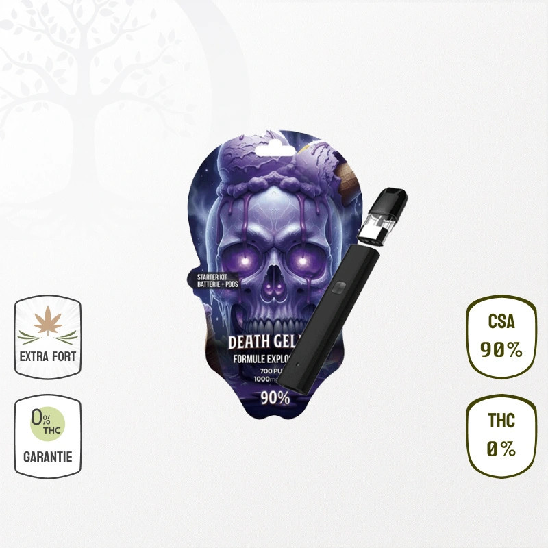Kit complet Vape Death Gelato CSA 90 %