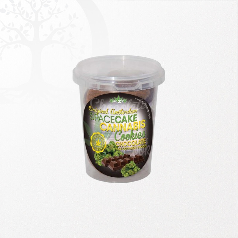 Biscuits Space Cake à base de chanvre saveur chocolat