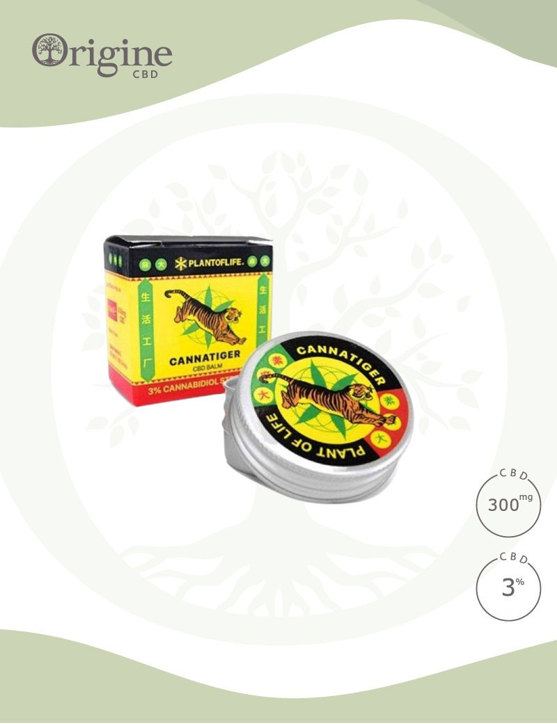 Baume Cannatiger 3% de CBD Baume Cannatiger 3% de CBD