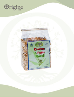 Muesli au chanvre et fruits 500g Bio