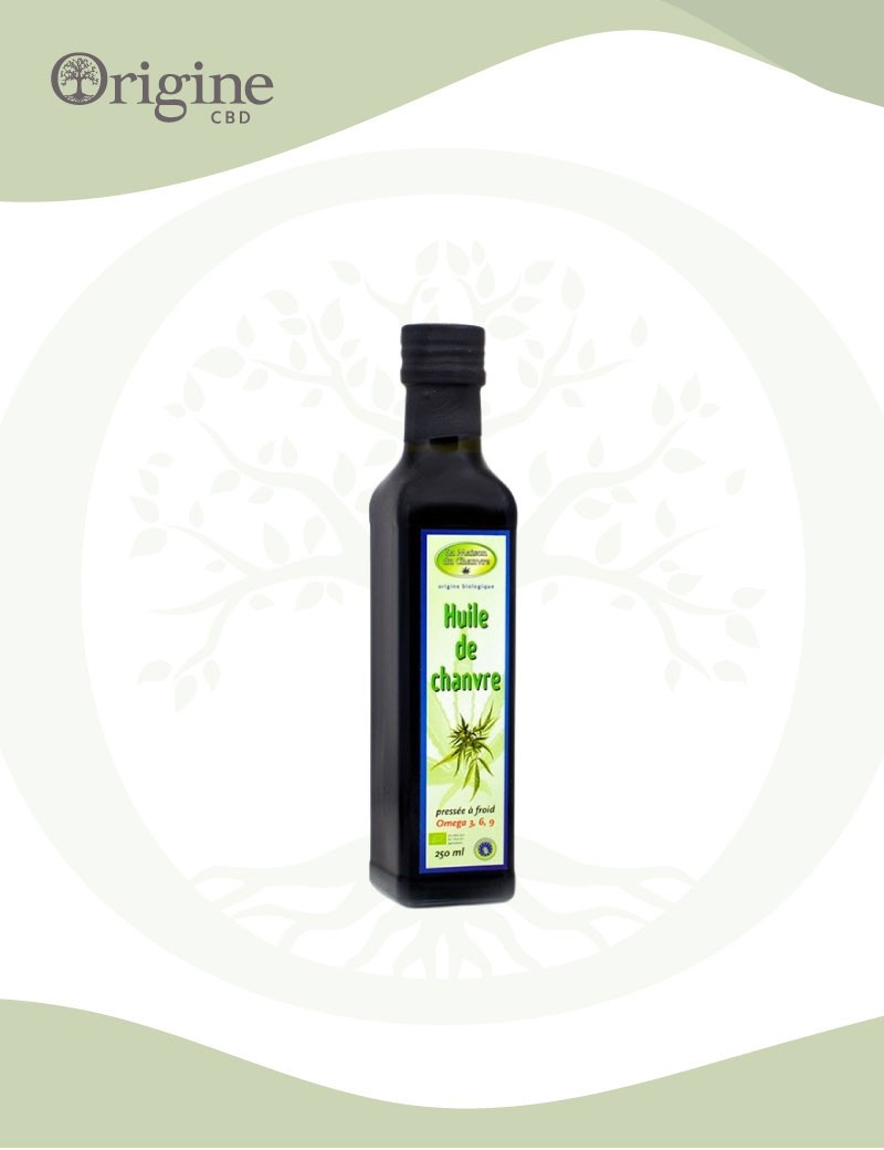 Huile de graines de chanvre - 250 ml Bio Huile de graines de chanvre - 250 ml Bio