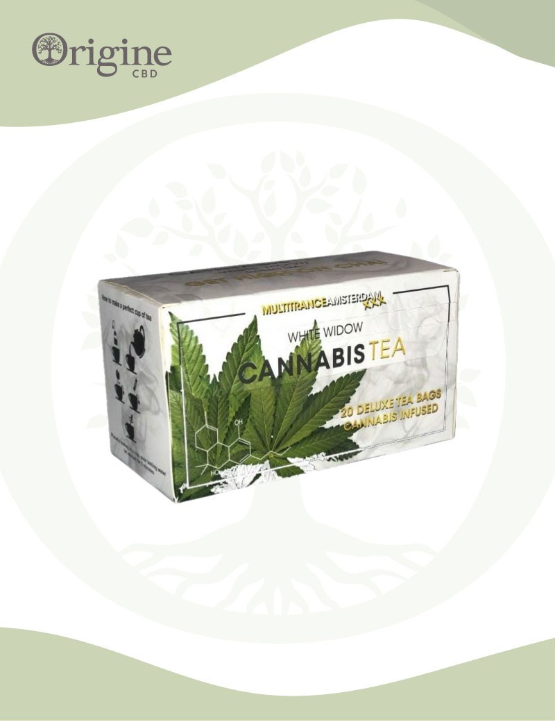 Thé à base de chanvre saveur White Widow Thé à base de chanvre saveur White Widow