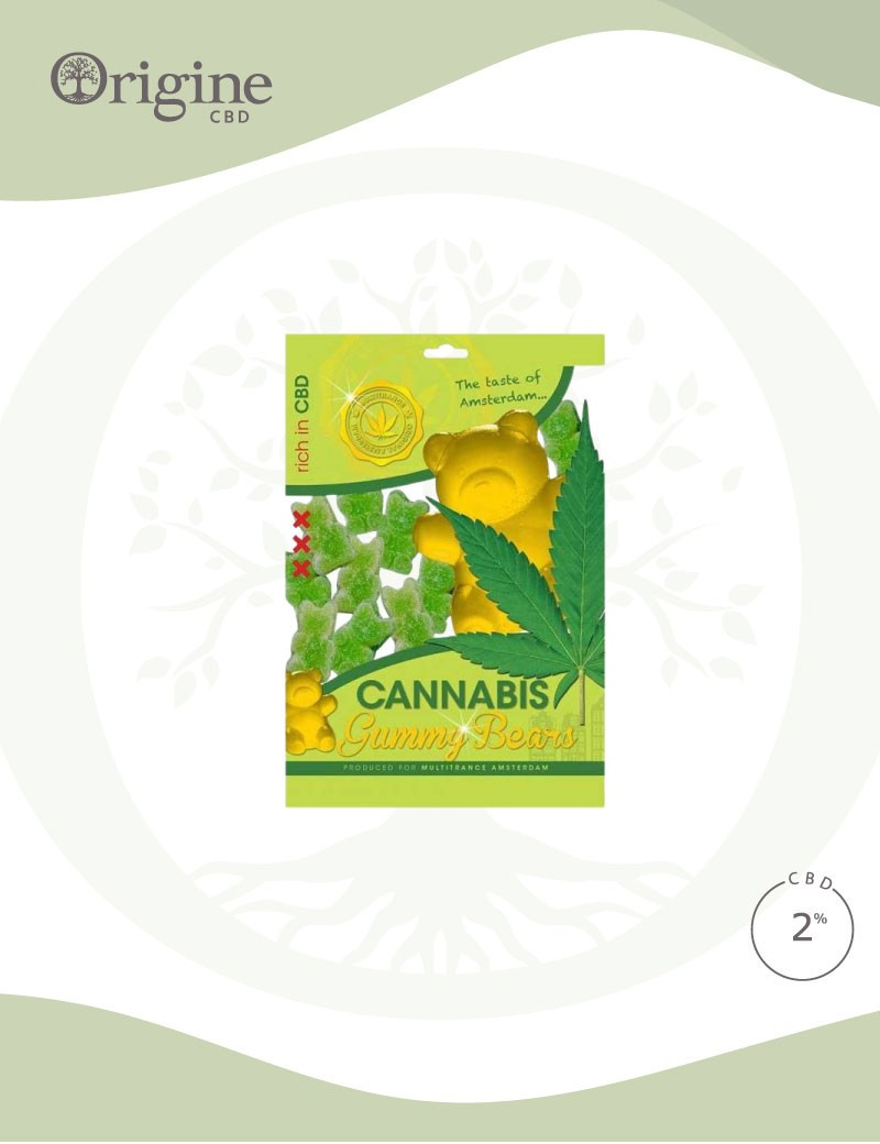 Bonbons Oursons 2% de CBD