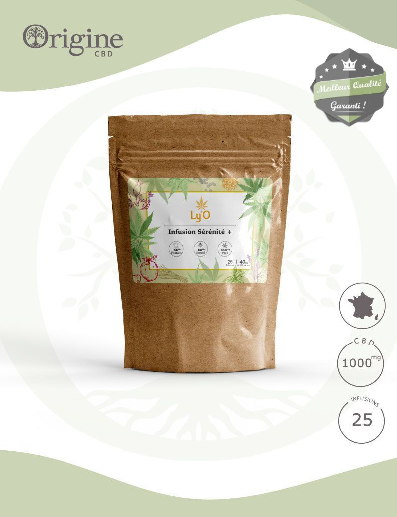 Infusion Sérénité + 1000 MG CBD Ly'O Infusion Sérénité + 1000 MG CBD Ly'O