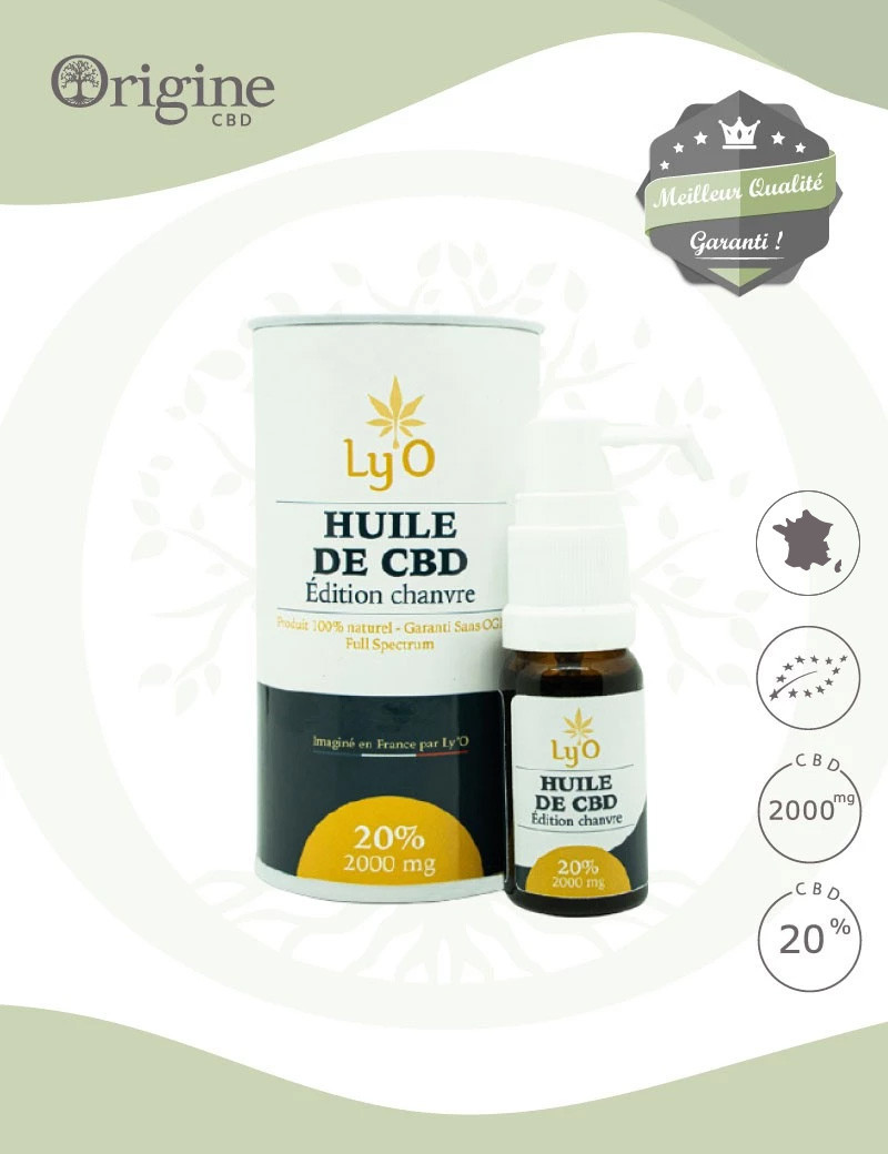 Huile de Chanvre BIO 20 % CBD Huile de Chanvre BIO 20 % CBD