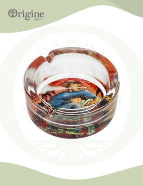 Cendrier Circulaire En Verre Bike Beuz