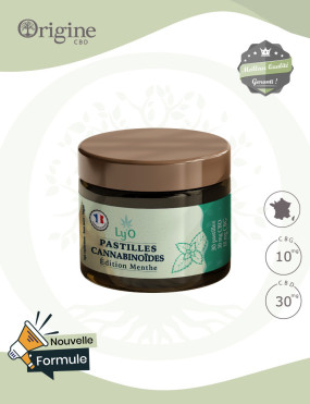 Pastilles Cannabinoïdes CBD & CBG Menthe Ly’O