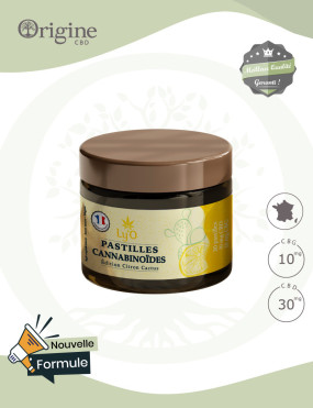 Pastilles Cannabinoïdes CBD & CBG Citron Cactus Ly’O