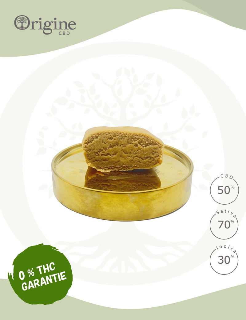 Résine 50 % CBD Nature ( Sans THC) Résine 50 % CBD Nature ( Sans THC)