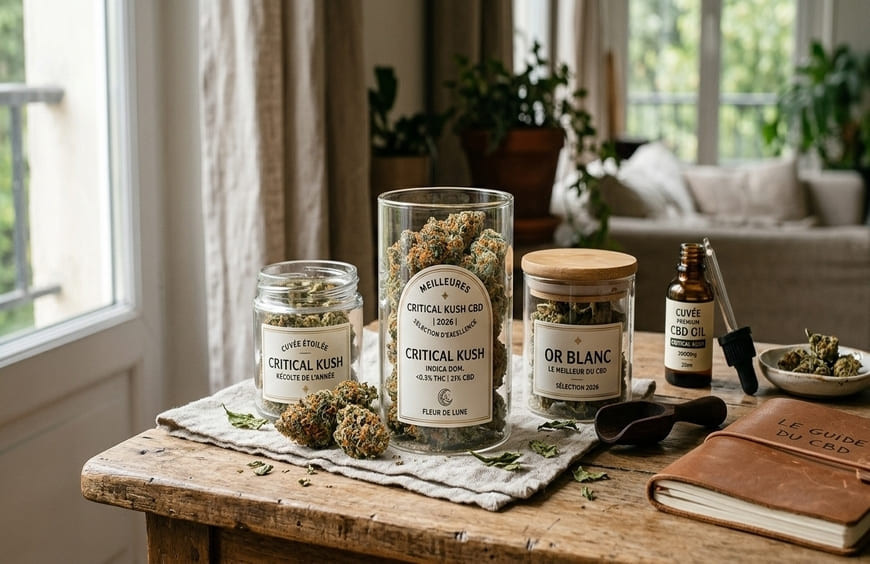 Meilleures Critical Kush CBD en 2026