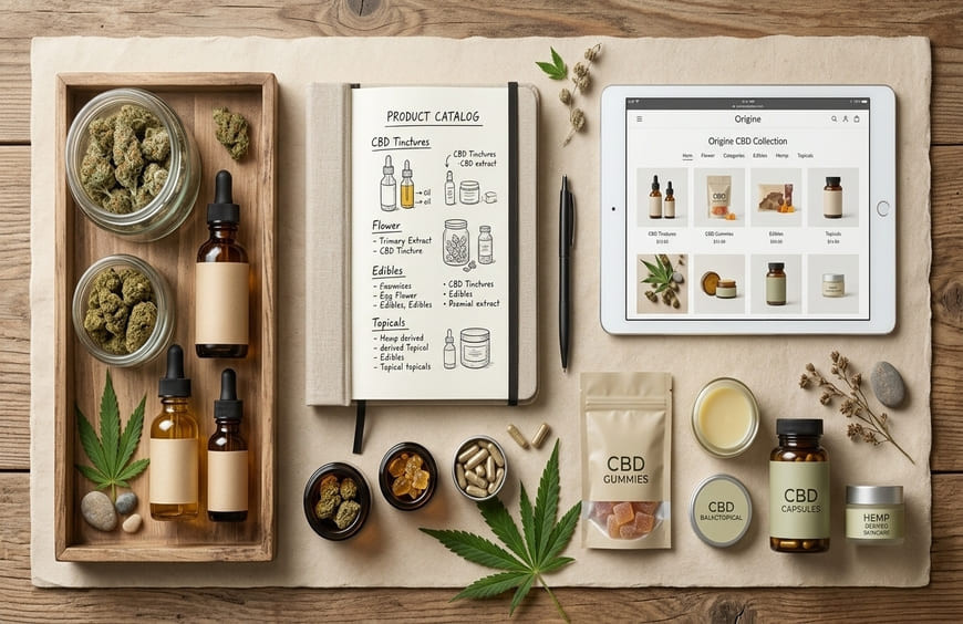Comment constituer son premier catalogue de produits CBD ?