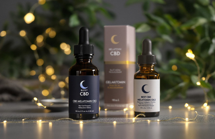 Meilleures huiles CBD mélatonine